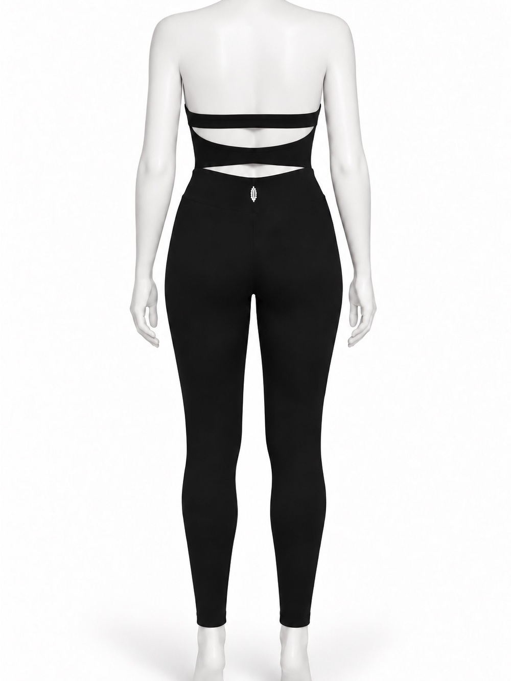 FP Movement Black Open Back Workout Jumpsuit Unitard Size medium